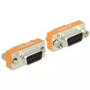 Adapter Delock Null Modem Sub-D 9 pin żeński/żeński