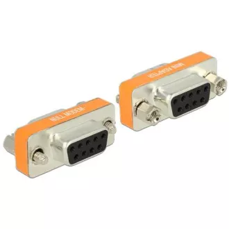 Adapter Delock Null Modem Sub-D 9 pin żeński/żeński