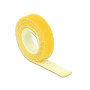 Delock Zapięcia na rzep L 1 m x W 13 mm rolka żółty