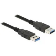Kabel Delock USB 3.0 Typ-A męski > USB 3.0 Typ-A męski 5,0 m czarny