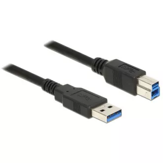 Kabel Delock USB 3.0 Typ-A męski i USB 3.0 Typ-B męski 0,5 m czarny