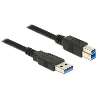 Kabel Delock USB 3.0 typu A (męski) > USB 3.0 typu B (męski), 5,0 m, czarny
