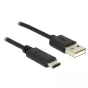 Delock Kabel USB 2.0 Type-A męski > USB Type-C™ 2.0 męski 2.0 m czarny