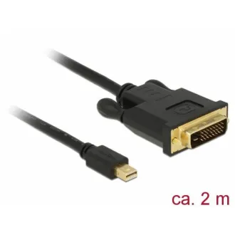 Kabel Delock mini Displayport 1.1 męski > DVI 24 1 męski 2 m