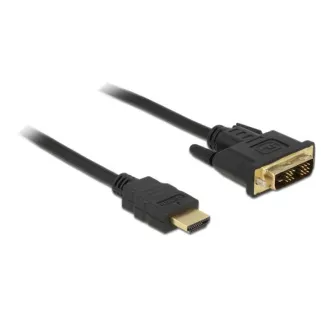Kabel DVI Delock - DVI-D 18 1 męski > HDMI A męski 2 m Kabel DVI Delock - DVI-D 18 1 męski > HDMI A męski 2 m
