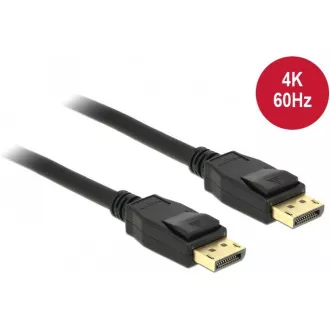 Kabel Delock DisplayPort 1.2 męski > DisplayPort męski 4K 60 Hz 1,5 m Kabel Delock DisplayPort 1.2 męski > DisplayPort męski 4K 60 Hz 1,5 m