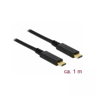 Kabel Delock USB 3.1 Gen 2 (10 Gbps) Type-C do Type-C 1 m 3 A E-Marker