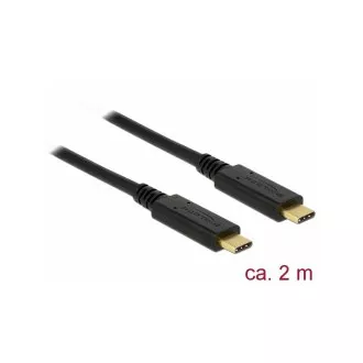 Kabel Delock USB 3.1 Gen 1 (5 Gbps) Type-C do Type-C 2 m 3 A E-Marker