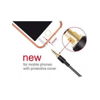 Kabel Delock Stereo Jack 3,5 mm 4-pinowy męski > męski 3 m czarny Kabel Delock Stereo Jack 3,5 mm 4-pinowy męski > męski 3 m czarny