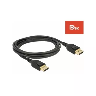 Kabel Delock DisplayPort 8K 60 Hz 2 m z certyfikatem DP 8K Kabel Delock DisplayPort 8K 60 Hz 2 m z certyfikatem DP 8K