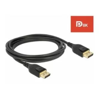 Kabel Delock DisplayPort 8K 60 Hz 2 m z certyfikatem DP 8K Kabel Delock DisplayPort 8K 60 Hz 2 m z certyfikatem DP 8K