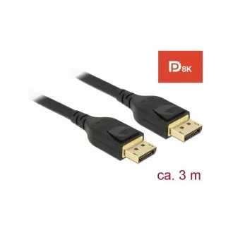 Kabel Delock DisplayPort 8K 60 Hz 3 m z certyfikatem DP 8K