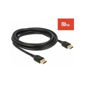 Kabel Delock DisplayPort 8K 60 Hz 3 m z certyfikatem DP 8K