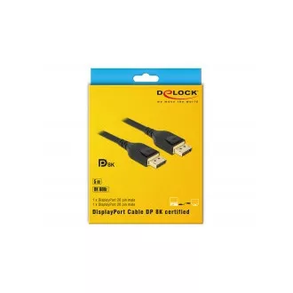 Kabel Delock DisplayPort 8K 60 Hz 5 m z certyfikatem DP 8K