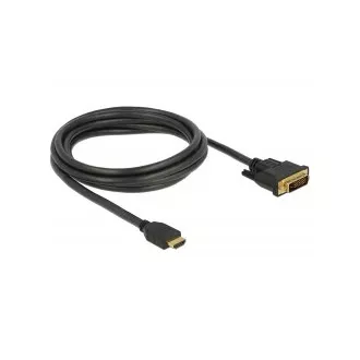 Kabel Delock HDMI do DVI 24 1 dwukierunkowy 2 m Kabel Delock HDMI do DVI 24 1 dwukierunkowy 2 m
