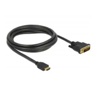 Kabel Delock HDMI do DVI 24 1 dwukierunkowy 2 m Kabel Delock HDMI do DVI 24 1 dwukierunkowy 2 m