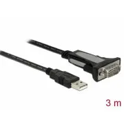 Adapter szeregowy Delock USB 2.0 1 x RS-232 3 m