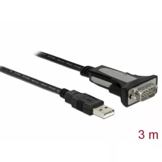 Adapter szeregowy Delock USB 2.0 1 x RS-232 3 m Adapter szeregowy Delock USB 2.0 1 x RS-232 3 m