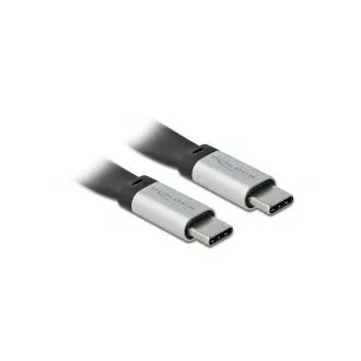 Delock USB 3.2 Gen 2, płaski kabel taśmowy FPC, USB Type-C™ do USB Type-C™, 22 cm, PD 3 A E-Marker
