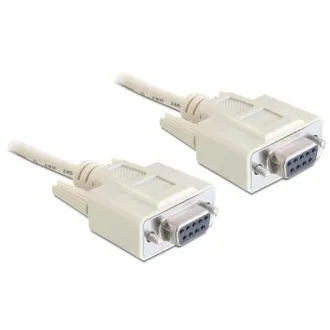 Kabel szeregowy Delock Null modem 9-stykowy żeński/żeński 3 m Kabel szeregowy Delock Null modem 9-stykowy żeński/żeński 3 m