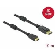 Kabel Delock z aktywnego DisplayPort 1.2 do HDMI, 4K, 60 Hz 10 m
