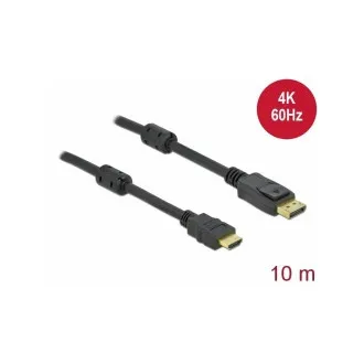 Kabel Delock z aktywnego DisplayPort 1.2 do HDMI, 4K, 60 Hz 10 m