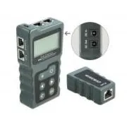 Tester kabli LCD Delock RJ45 / PoE / DC