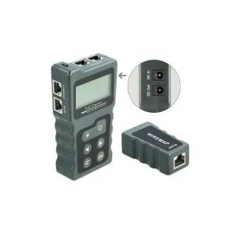 Tester kabli LCD Delock RJ45 / PoE / DC