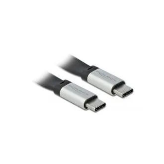 Delock USB 3.2 Gen 2, płaski kabel taśmowy FPC, USB Type-C do USB Type-C, 13 cm, PD 5 A, E-Marker Delock USB 3.2 Gen 2, płaski kabel taśmowy FPC, USB Type-C do USB Type-C, 13 cm, PD 5 A, E-Marker
