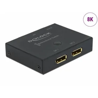 Przełącznik dwukierunkowy Delock DisplayPort 2 - 1 8K 30 Hz