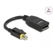 Adapter Delock Mini DisplayPort 1.4 do DisplayPort z ograniczeniem 8K 60 Hz