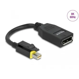 Adapter Delock Mini DisplayPort 1.4 do DisplayPort z ograniczeniem 8K 60 Hz