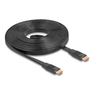 Delock Płaski kabel taśmowy HDMI o wysokiej prędkości 48 Gb/s 8K 60 Hz 5 m Delock Płaski kabel taśmowy HDMI o wysokiej prędkości 48 Gb/s 8K 60 Hz 5 m