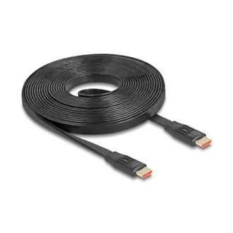Delock Płaski kabel taśmowy HDMI o wysokiej prędkości 48 Gb/s 8K 60 Hz 5 m Delock Płaski kabel taśmowy HDMI o wysokiej prędkości 48 Gb/s 8K 60 Hz 5 m