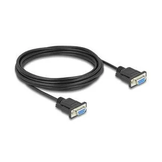 Delock Kabel szeregowy RS-232 D-Sub9, typ „gniazdo–gniazdo”, długość 5 m Delock Kabel szeregowy RS-232 D-Sub9, typ „gniazdo–gniazdo”, długość 5 m