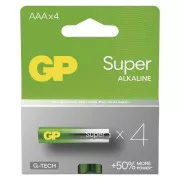 GP AAA Super, alkaliczne (LR03) - 4 szt.