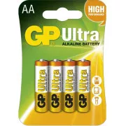 GP AA Ultra Alkaline (LR6) - 4 szt.