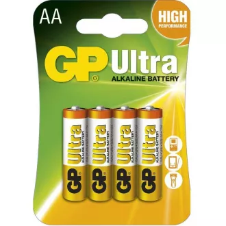 GP AA Ultra Alkaline (LR6) - 4 szt.