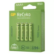 GP AAA ReCyko 950 mAh, akumulator (HR03), 4 szt.
