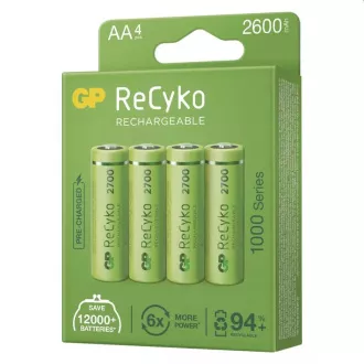 GP AA ReCyko 2 600 mAh, akumulator (HR6), 4 szt. PP GP AA ReCyko 2 600 mAh, akumulator (HR6), 4 szt. PP