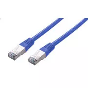 C-TECH Kabel patchcord Cat5e, FTP, niebieski, 0,25 m