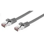 C-TECH Patchcord Cat6, FTP, szary, 3m