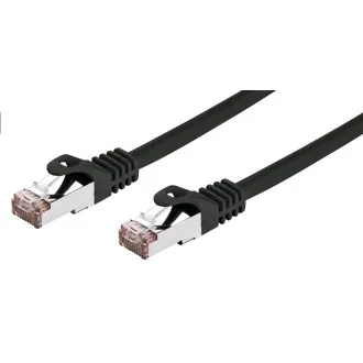 C-TECH Patchcord Cat6, FTP, czarny, 2m