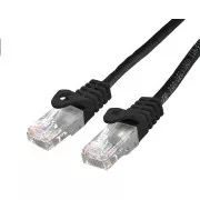C-TECH Patchcord Cat6, UTP, czarny, 0,5 m