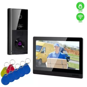 EVOLVEO DoorPhone AHD10, domowy wideotelefon WiFi z kontrolą drzwi i RFID, czarny monitor 10", 32GB EVOLVEO DoorPhone AHD10, domowy wideotelefon WiFi z kontrolą drzwi i RFID, czarny monitor 10", 32GB