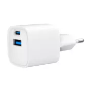 Ładowarka USB Gembird, 2x port, 20W, szybkie ładowanie, biała