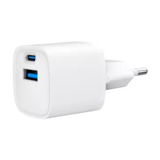 Ładowarka USB Gembird, 2x port, 20W, szybkie ładowanie, biała