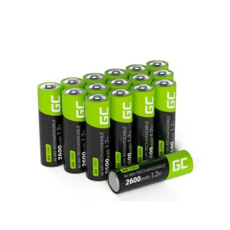 Green Cell 16x Akumulator AA HR6 2600mAh Ni-MH