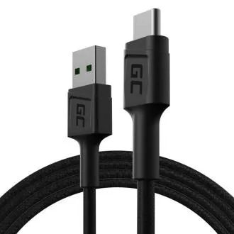 Kabel Green Cell GC PowerStream USB-A – USB-C 120 cm Ultra Charge, QC 3.0 Kabel Green Cell GC PowerStream USB-A – USB-C 120 cm Ultra Charge, QC 3.0