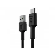 Kabel Green Cell GC PowerStream USB-A – USB-C 30 cm, szybkie ładowanie Ultra Charge, QC 3.0